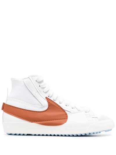 Nike Blazer Mid 77 Jumbo White/dark Russet/white/sail Men's High Shoe In Weiss