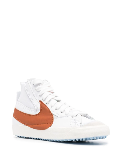 Nike Blazer Mid 77 Jumbo White/dark Russet/white/sail Men's High Shoe In Weiss