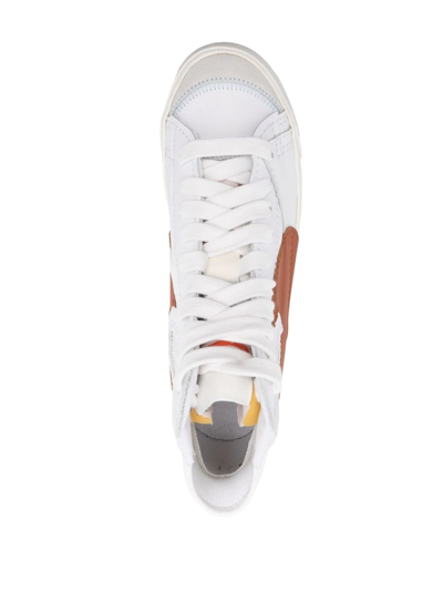 Nike Blazer Mid 77 Jumbo White/dark Russet/white/sail Men's High Shoe In Weiss