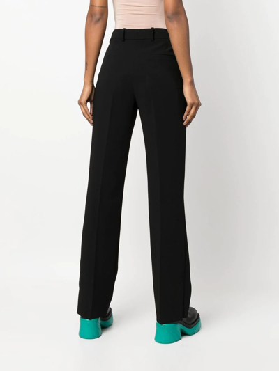 Shop Nina Ricci Tailored Straight-leg Trousers In Black
