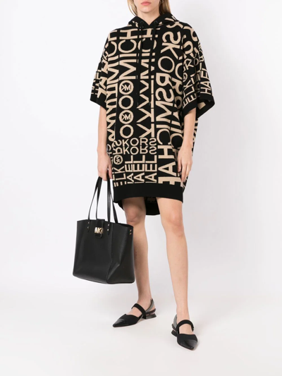 Michael Michael Kors Karlie Large Tote In Schwarz