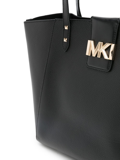 Michael Michael Kors Karlie Large Tote In Schwarz