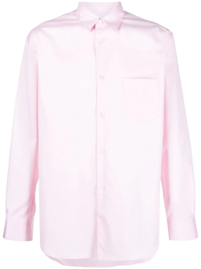 Shop Comme Des Garçons Shirt Shape 2 Oxford Shirt In Rosa