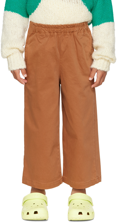 Shop Weekend House. Kids Brown Canvas Trousers