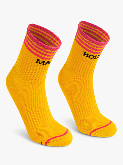 Shop Mother Baby Steps Magic Hour Yellow/multi Socks In White