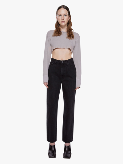 Shop Mother Snacks! High Waisted Double Stack Hover Smacking Good Jeans In Black