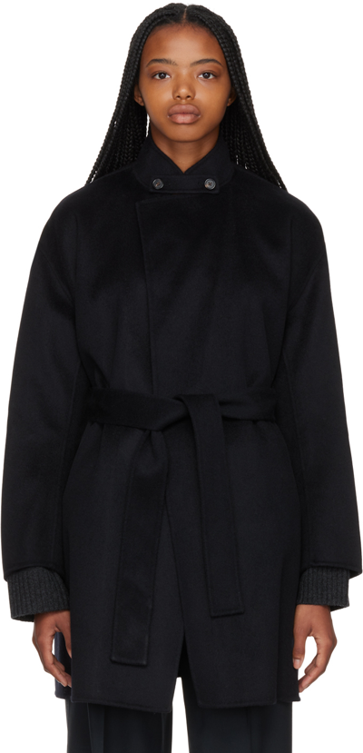 Shop Filippa K Black Edina Coat In Black 1433