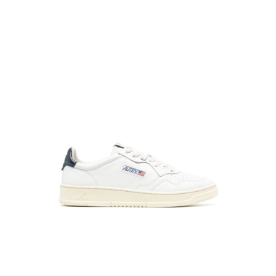 Shop Autry Logo-patch Sneakers In White