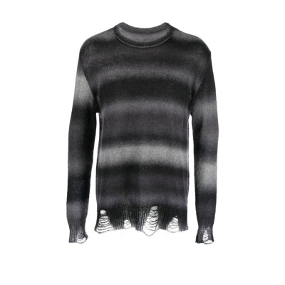 Shop Song For The Mute Black Stripe Sweater