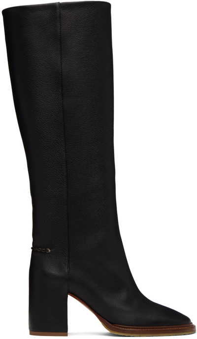 Shop Chloé Black Edith Boots In 001 Black