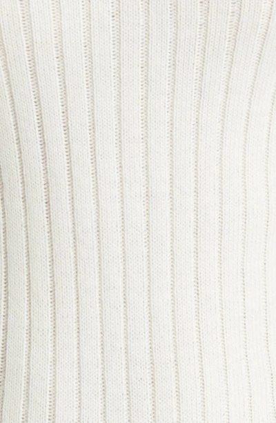 Shop Paige Europa Organic Cotton Blend Rib Sweater In Ivory