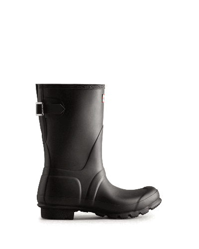 Shop Hunter Women's Short Back Adjustable Rain Boots In Black