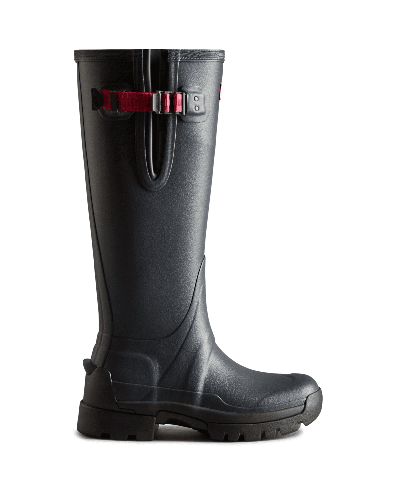 Shop Hunter Women's Balmoral Adjustable 3mm Neoprene Rain Boots In Blue