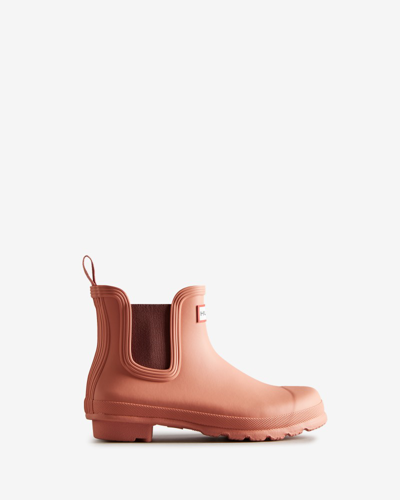 Shop Hunter Women's Original Chelsea Boots In Pink