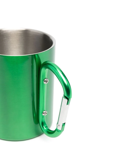 Shop Dsquared2 Logo-print Carabiner Travel Cup In Green