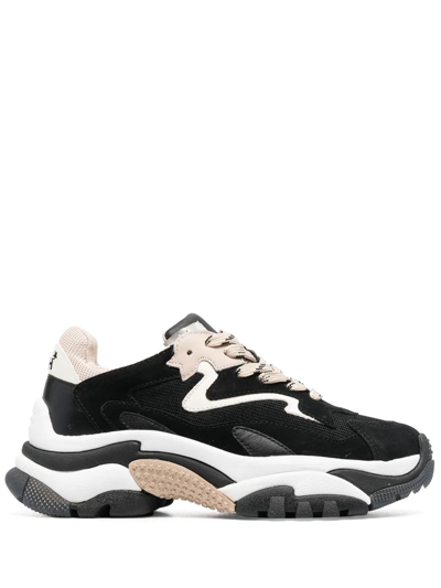 Ash Addict Colorblock Track Sneakers In Black | ModeSens