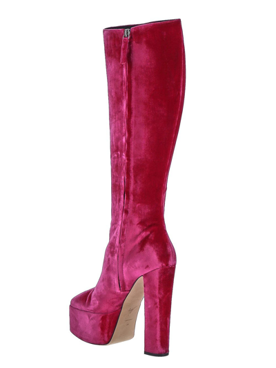 Shop Giuseppe Zanotti High Heel Pink Boots