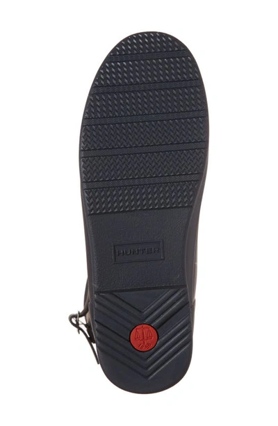 Shop Hunter Original Refined Short Waterproof Rain Boot In Navy