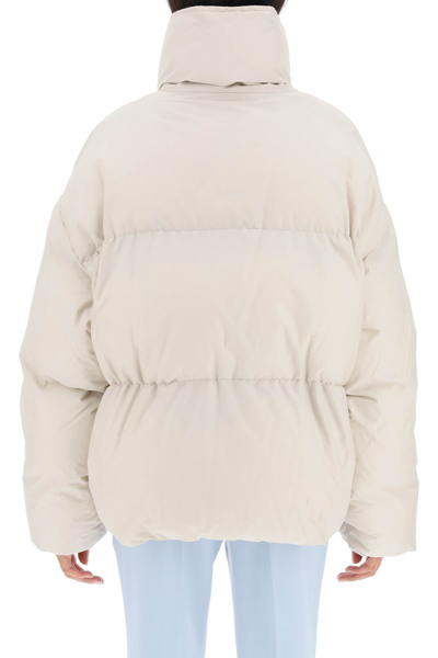 Shop Stella Mccartney Cotton And Nylon Puffer Jacket In White