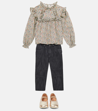 Morley Rowa Paneled High-rise Jeans In Grey