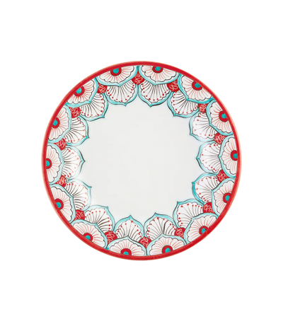 Shop Les-ottomans Peacock Dinner Plate In Mul