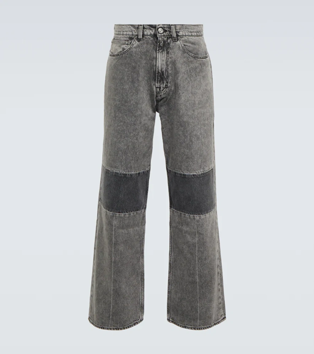 Our Legacy Extended Third Cut Washed Wide-leg Jeans In Black Our Legacy Extended Third Cut Washed Wide-leg Jeans In Black