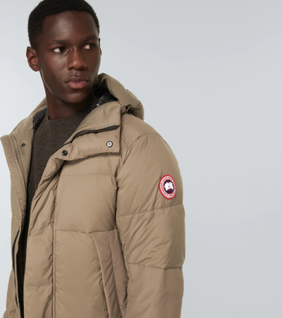 Shop Canada Goose Armstrong Down Jacket In Quicksand