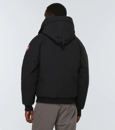 Canada Goose Chilliwack Padded Down Bomber Jacket In Black