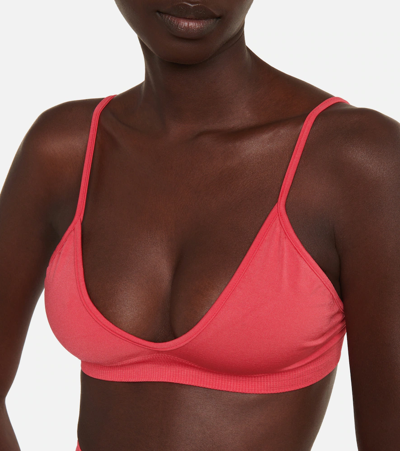 Shop Prism Blissful Bra And Tranquil Briefs Set In Cerise