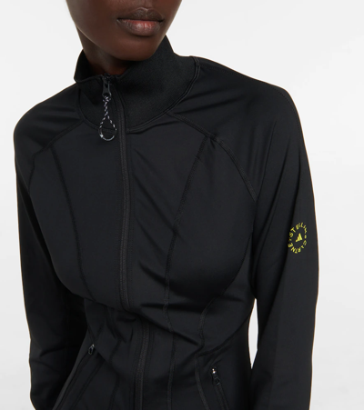 Shop Adidas By Stella Mccartney Truepurpose Training Jacket In Black Shock Yellow