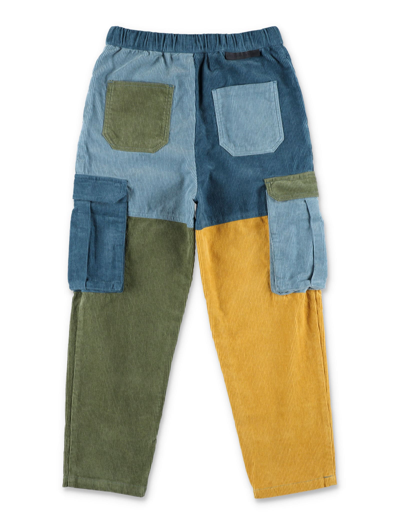 Shop Stella Mccartney Patchwork Ribbed Pants In Multicolor
