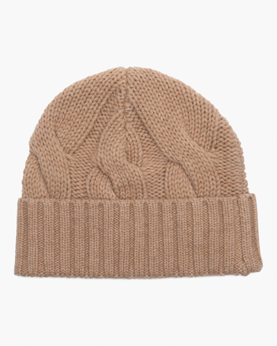 Shop Eugenia Kim Women's Roan Cable Knit Wool Beanie In Camel