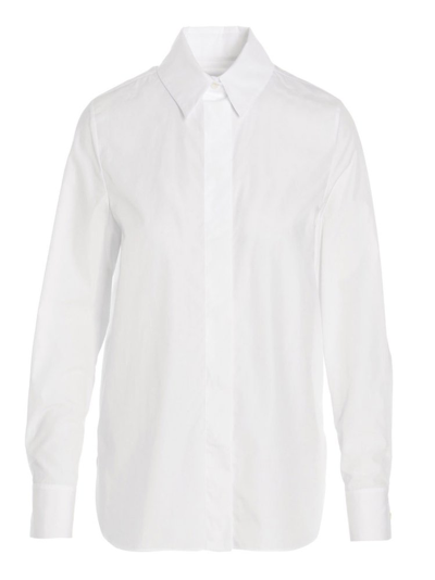 Shop Alexandre Vauthier Long Cuffed Sleeved Shirt In White