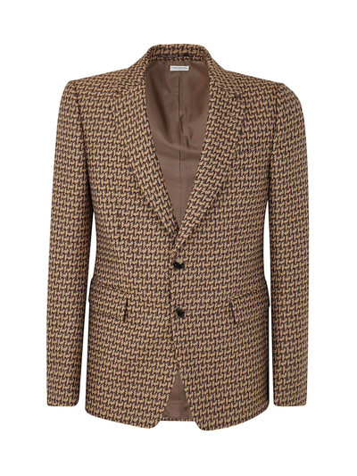 Shop Dries Van Noten Men's Brown Other Materials Blazer