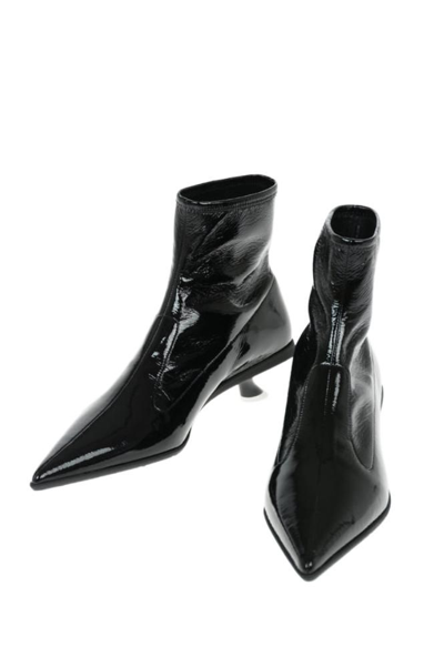 Shop Miu Miu Women's Black Other Materials Ankle Boots