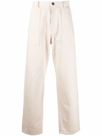 Shop Philippe Model Men's Beige Cotton Pants