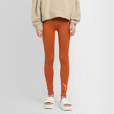 Shop Y-3 Leggings In Red