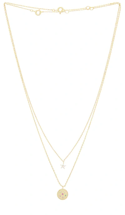 Shop Jackie Mack Star Ii Necklace Set In Gold