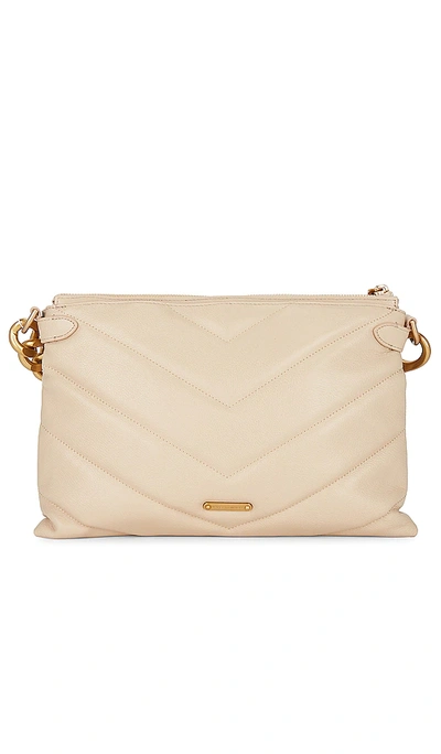 Rebecca Minkoff Edie Maxi Quilted Leather Crossbody Bag In Latte | ModeSens