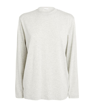 Shop Skims Long-sleeved T-shirt In Grey