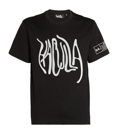 Shop Haculla Logo T-shirt In Black