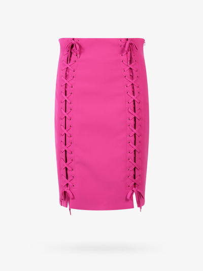 Shop Moschino Skirt In Pink