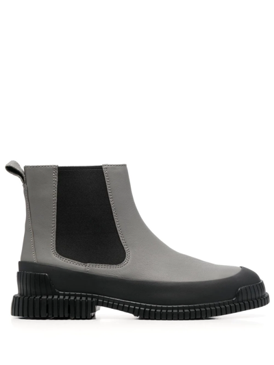 Shop Camper Pix Chelsea Ankle Boots In Grey