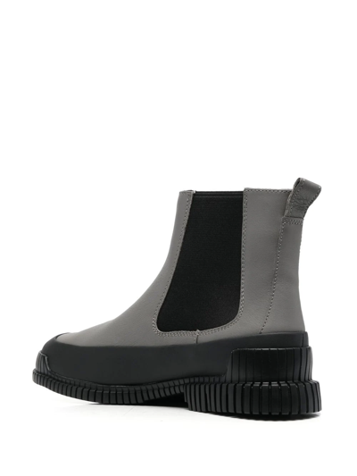 Shop Camper Pix Chelsea Ankle Boots In Grey