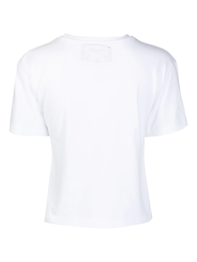 Domrebel Ur Art Sucks Print T-shirt In Weiss