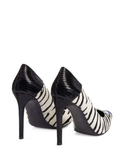 Giuseppe Zanotti Adela Trio 105mm Pumps In Schwarz