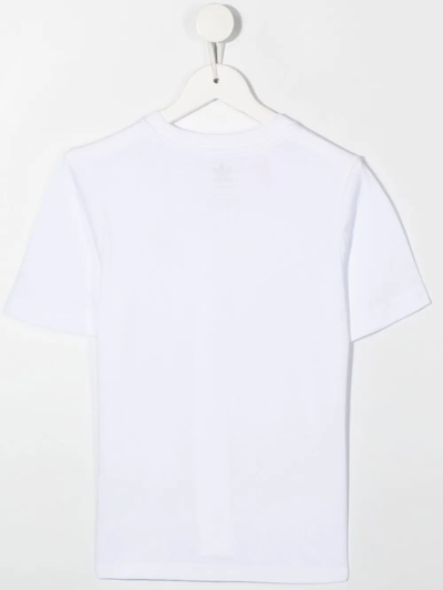 Shop Adidas Originals Adicolor Crew Neck T-shirt In Weiss