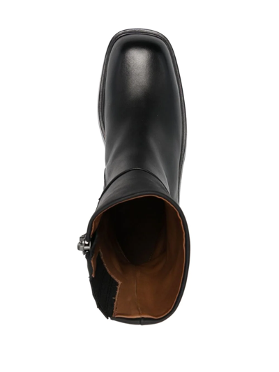Marsèll Block-heel Ankle Boots In Schwarz