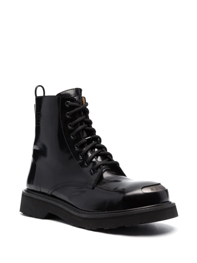 Shop Kenzo Smile Ankle Boots In Schwarz