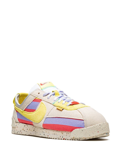 Nike X Union Cortez "lemon Frost" Sneakers In Neutrals